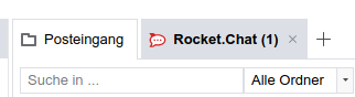 Counter der neuen Nachrichten im Tab